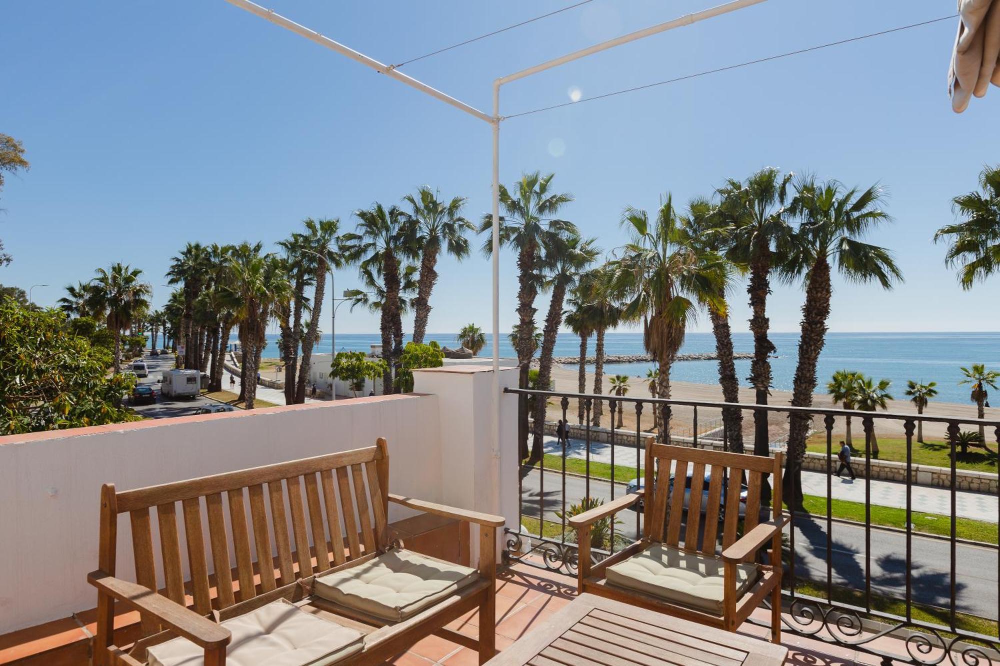Apartamento Con Encanto En Primera Linea De Playa Málaga Extérieur photo